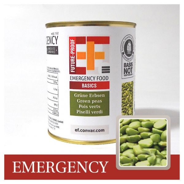 EF Emergency Food Basics Guisantes verdes