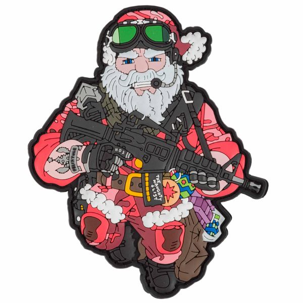 TacOpsGear 3D Parche PVC Tactical Santa Claus Christmas