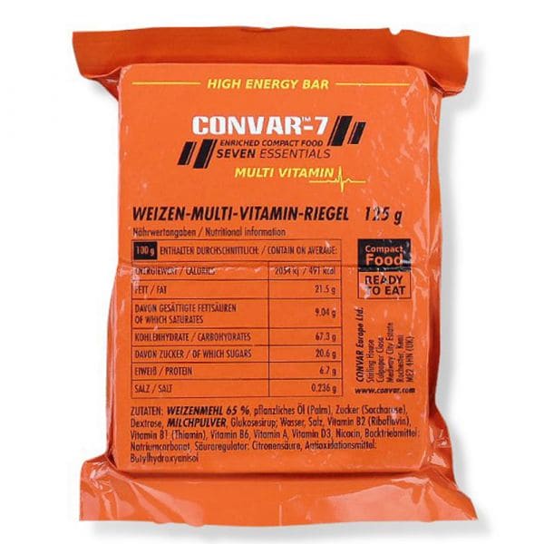 Convar-7 Riegel High Energy Bar Multi Vitamin 108 unids.