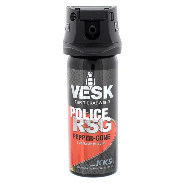Vesk RSG aerosol de pimienta Police chorro amplio 400 ml