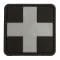 Parche - 3D TAP Red Cross Medic negro-plateado